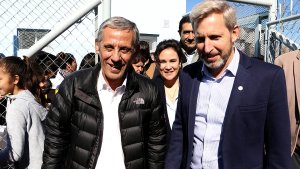 Frigerio recorrió obras en Neuquén junto a Pechi Quiroga