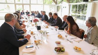 La semana pasada, Macri se reunió con senadores de Cambiemos. Foto Archivo. 