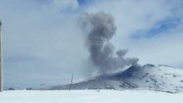 El volcán Copahue. Foto: Gentileza