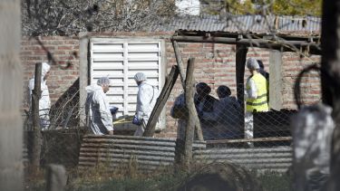 Personal de Criminalística allanó la vivienda donde se produjo la detención. Foto: Florencia Salto.