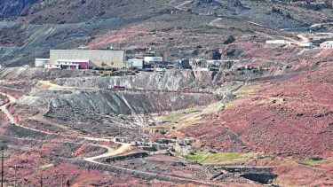 El yacimiento es el único de minería metalífera en toda la provincia. Foto: archivo.