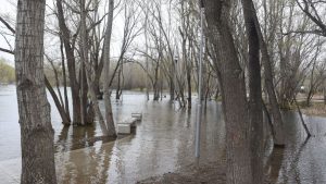 Se le inundó una obra a Quiroga antes de que la inaugure