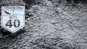 Volvió la nieve a las zonas altas de Bariloche