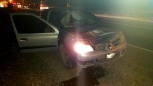 Un hombre falleció tras ser embestido por un auto, cerca de Villa Manzano