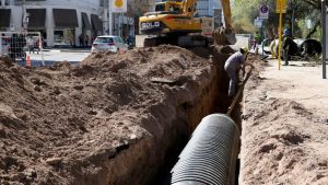 Por 15 días el centro de Neuquén estará en obra para unir los megapluviales