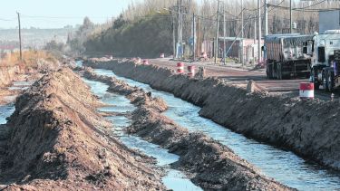 Las obras en Crouzeilles fueron licitadas a la firma CNsapag por 150 millones de pesos.