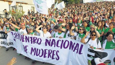 El año pasado, 65 mujeres participaron del 33° ENM, en Trelew. 