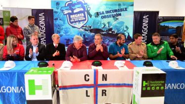 La presentación se realizó en el club náutico La Ribera de Viedma. Foto: Marcelo Ochoa.