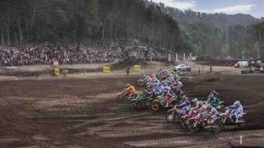 El Mundial de motocross seguirá en Villa La Angostura. Gentileza.