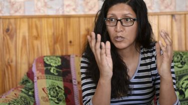 Valeria Silva se define como mujer mapuche intersex. Foto: Alfredo Leiva