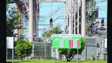 Las centrales térmicas aportaron el 57% del total de la generación eléctrica del mes pasado.  (Foto: Juan Thomes)