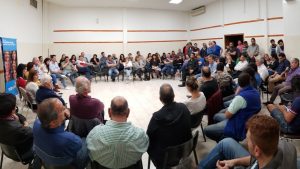 Parrilli y Martínez recibieron apoyo de sindicatos en Neuquén