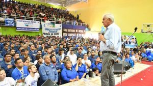 Pereyra eligió una ciudad petrolera para cerrar su campaña