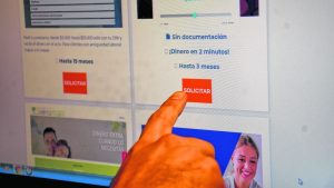 Alertan sobre los riesgos de sacar créditos por internet