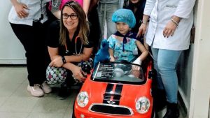 Una novedosa forma para trasladar a los más pequeños en el hospital de Cipolletti