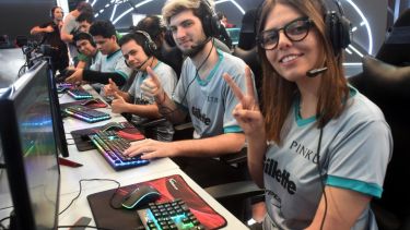 Belén, en uno de los equipos de Desafío ESPN. (Foto gentileza)