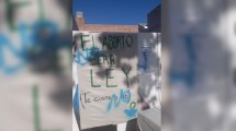 Imagen de El mural del Servicio de Prevención de Violencia Familiar fue nuevamente vandalizado