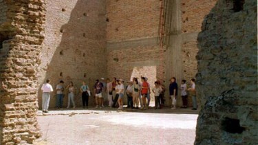 Los turistas eran parte de la postal de la isla Huemul hace 20 años. Ahora buscan reactivarla. Archivo