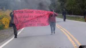 Cortaron la ruta 40 a dos años del crimen de Rafael Nahuel