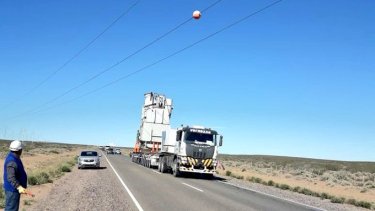 El equipo viaja desde El Chocón hasta Planicie Banderita. Foto: Gentileza EPEN.