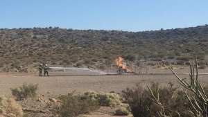 Apagaron el incendio en el pozo de YPF