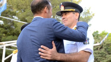Julio Peralta asumió el jueves 12 como nuevo titular de la fuerza policial. Foto Yamil Regules