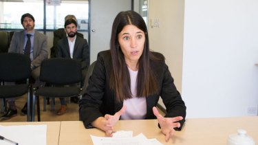Adriana Saralegui, durante su paso por el Consejo de la Magistratura. (Archivo)