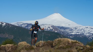 El volcán Lanín recibe otra edición de El Cruce