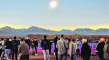 Imagen de En un año, el eclipse solar más rionegrino de la historia
