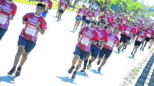 Los chicos también se suman al Yo Corro que se vive este domingo