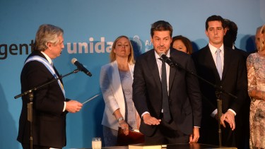 El excandidato a jefe de Gobierno porteño, Matías Lammens, juró la semana pasada como ministro de Turismo de la Nación. Foto: gentileza