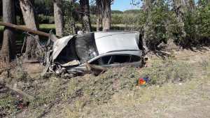 Un joven conductor falleció en un vuelco sobre Ruta 7