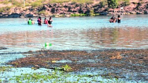 Alertarán sobre el riesgo  de bañarse en Isla Jordán
