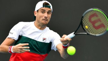 Pella se metió en la segunda ronda del primer Grand Slam del año.