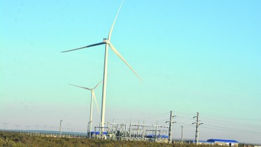 El parque eólico de Pomona genera energía limpia desde el año pasado.