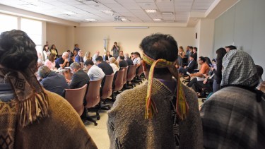 En diciembre pasado, las comunidades se manifestaron en la comisión de Medio Ambiente cuando se discutió una propuesta de modificación.