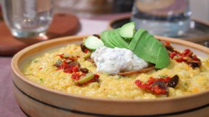 Risotto de quinoa a la calabaza por Mauro Massimino
