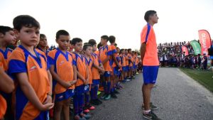 En imágenes, así fue el lanzamiento del Mundialito en Roca
