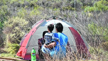 La mayoría de los usurpadores son familias de jóvenes con hijos pequeños.