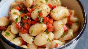 Porotos a la vinagreta y&#8230; sale picadita