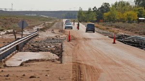 Habilitaron el tramo de la Ruta 237 que fue afectado por la tormenta