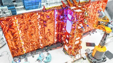 El Saocom 1B es otro de los satélites que construyó Invap. Ahora arranca su tercer modelo. Archivo