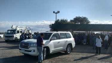 La medida de fuerza comenzó ayer en Medanito