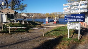 La Balsa de la Isla 58 no funcionará desde mañana y hasta el martes. (Foto Néstor Salas)