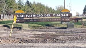 Corte de la Ruta 7 en San Patricio del Chañar