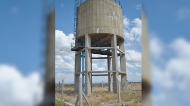 El tanque de agua del barrio Bella Vista. Foto: Gentileza