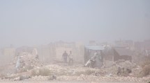 Imagen de El viento no tuvo piedad con las casillas de la toma en Neuquén