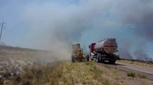 Imagen de Incendio en Madryn: lograron controlar las llamas en El Doradillo