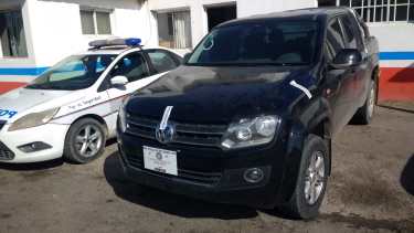 Recuperaron una camioneta robada en un control, sobre la Ruta 65, en Cipolletti. (Foto: Gentileza)