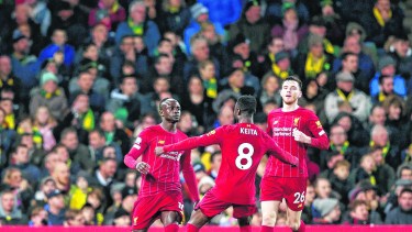 Sadio Mané le dio la victoria al equipo de Klopp.